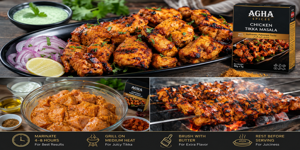 agha spices chicken tikka masala